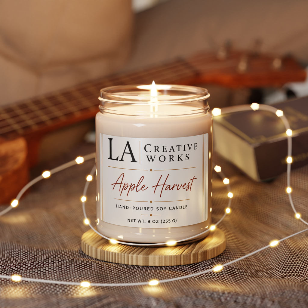 Apple Spice Scented Soy Candle, 9oz | Mason Jar Candle