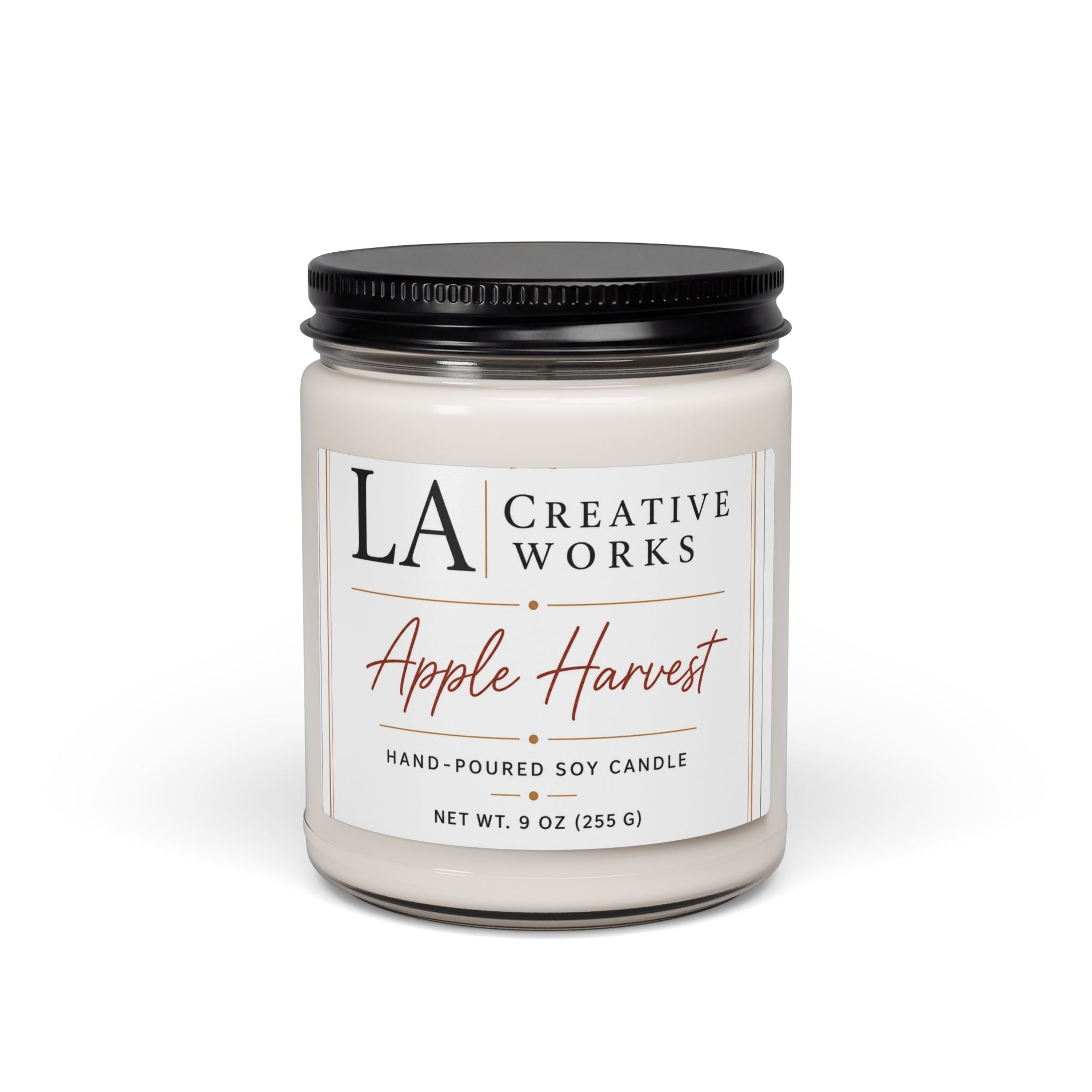 Apple Spice Scented Soy Candle, 9oz | Mason Jar Candle