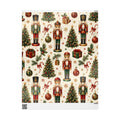 Christmas Tree & Ornament Wrapping Paper Roll — Festive Holiday Gift Wrap